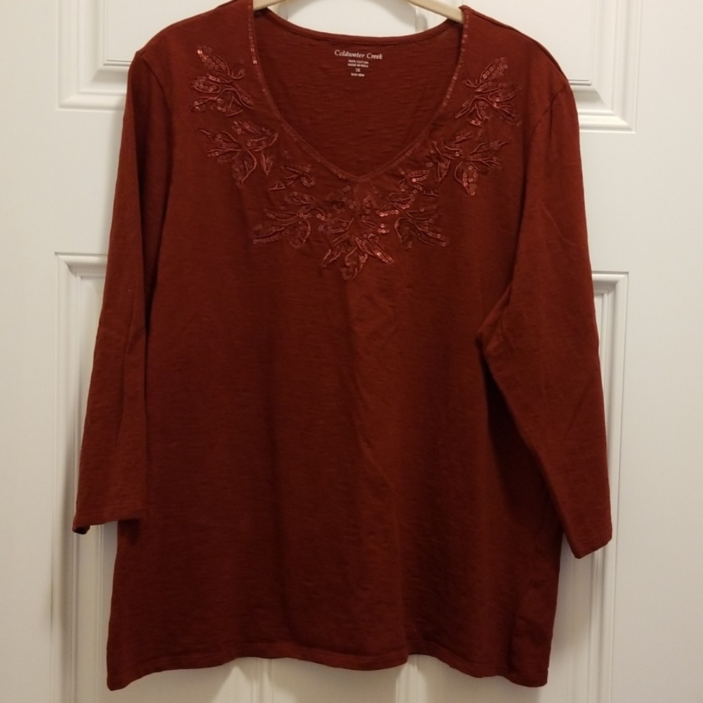 Coldwater Creek top size 1X (16W-18W)